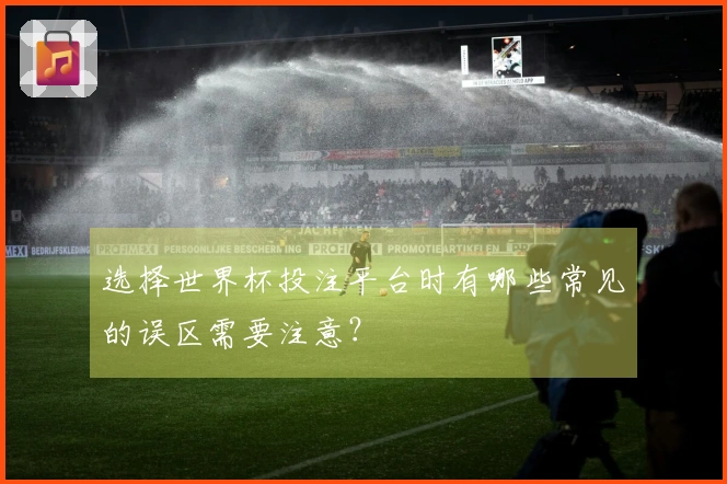 选择世界杯投注平台时有哪些常见的误区需要注意？