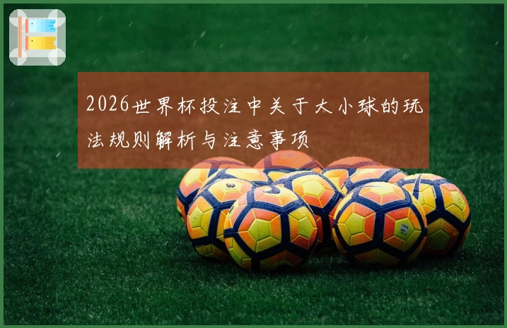 2026世界杯投注中关于大小球的玩法规则解析与注意事项